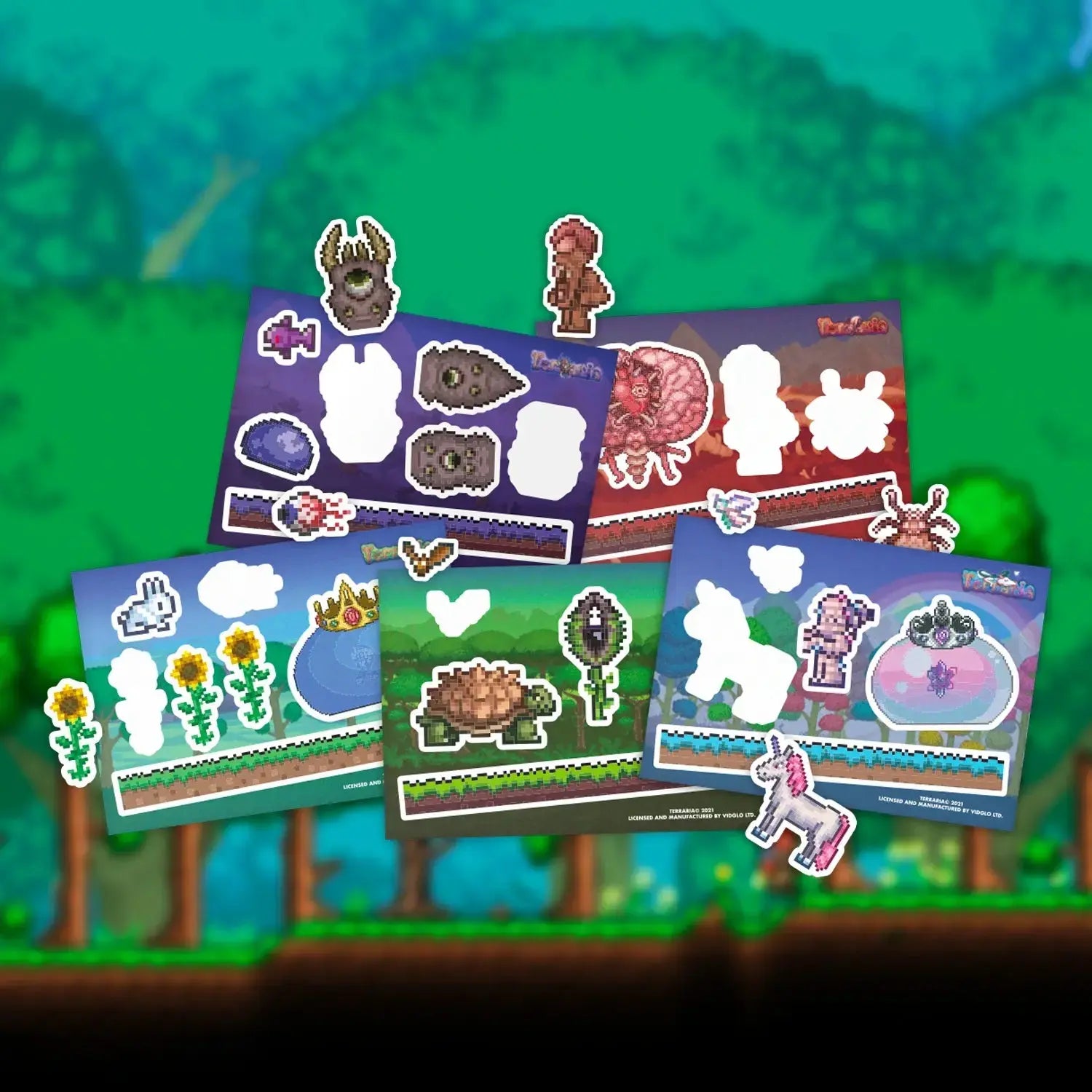 Biome Sticker Set Terraria